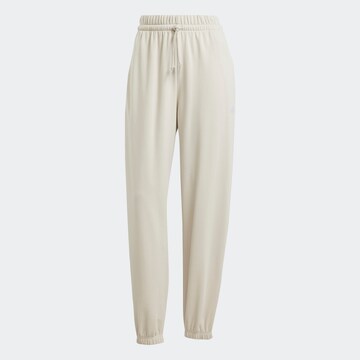 ADIDAS SPORTSWEAR - Tapered Pantalón deportivo 'Essentials' en beige: frente