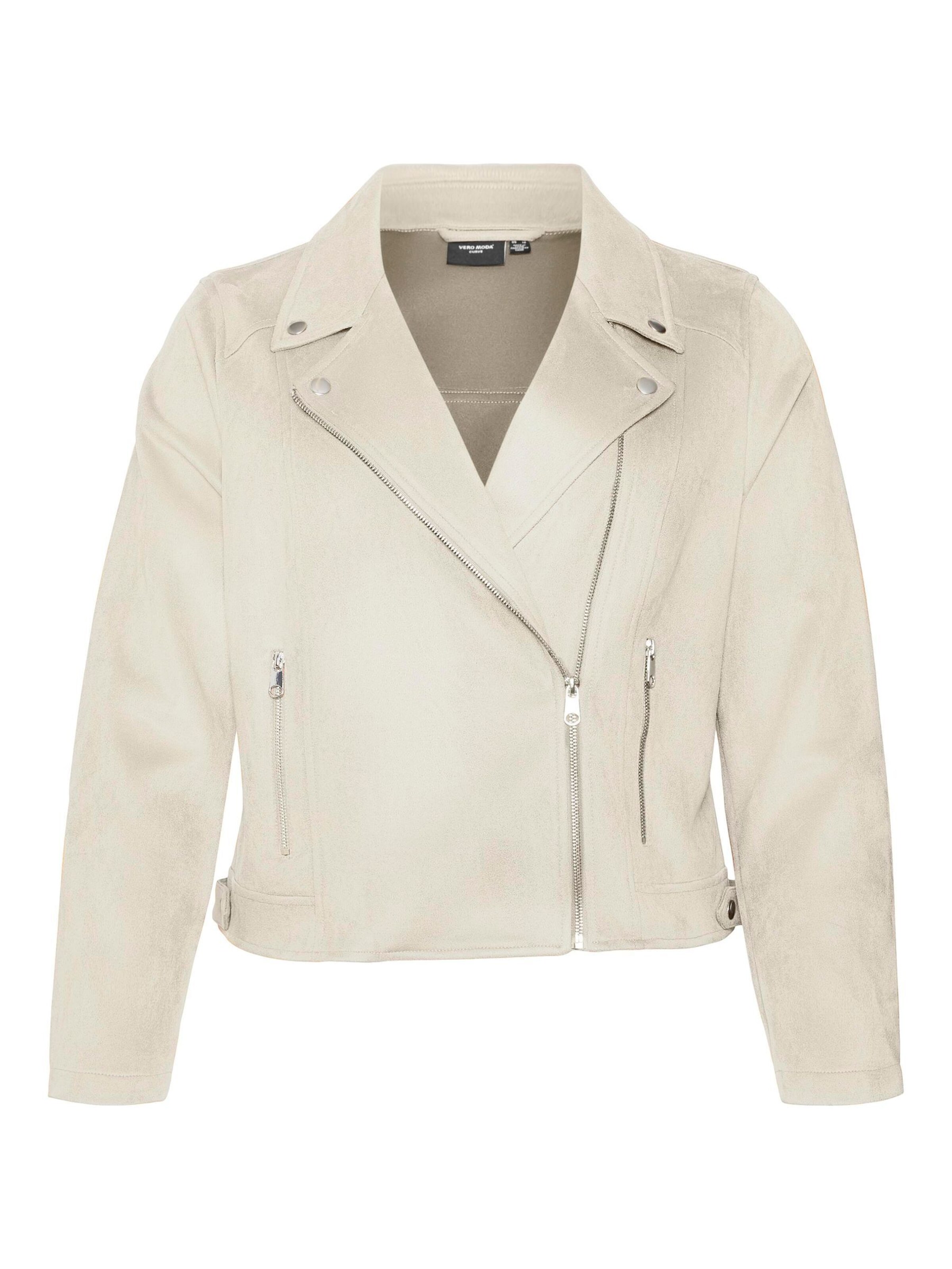 Vero Moda Curve - Chaqueta de entretiempo 'VMCJose' en blanco: frente