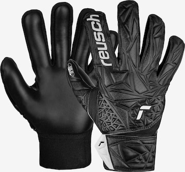 REUSCH Athletic Gloves 'Attrakt' in Black: front