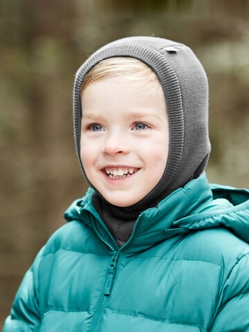 MAXIMO Beanie 'MINI-Schlupfmütze  Basicfarben, reversible' in Grey