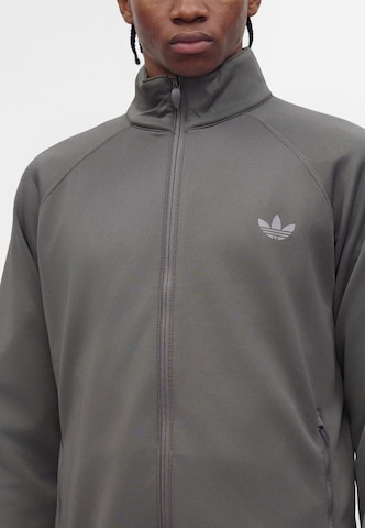 ADIDAS ORIGINALS Sweat jacket 'Trefoil Essentials' in Grey
