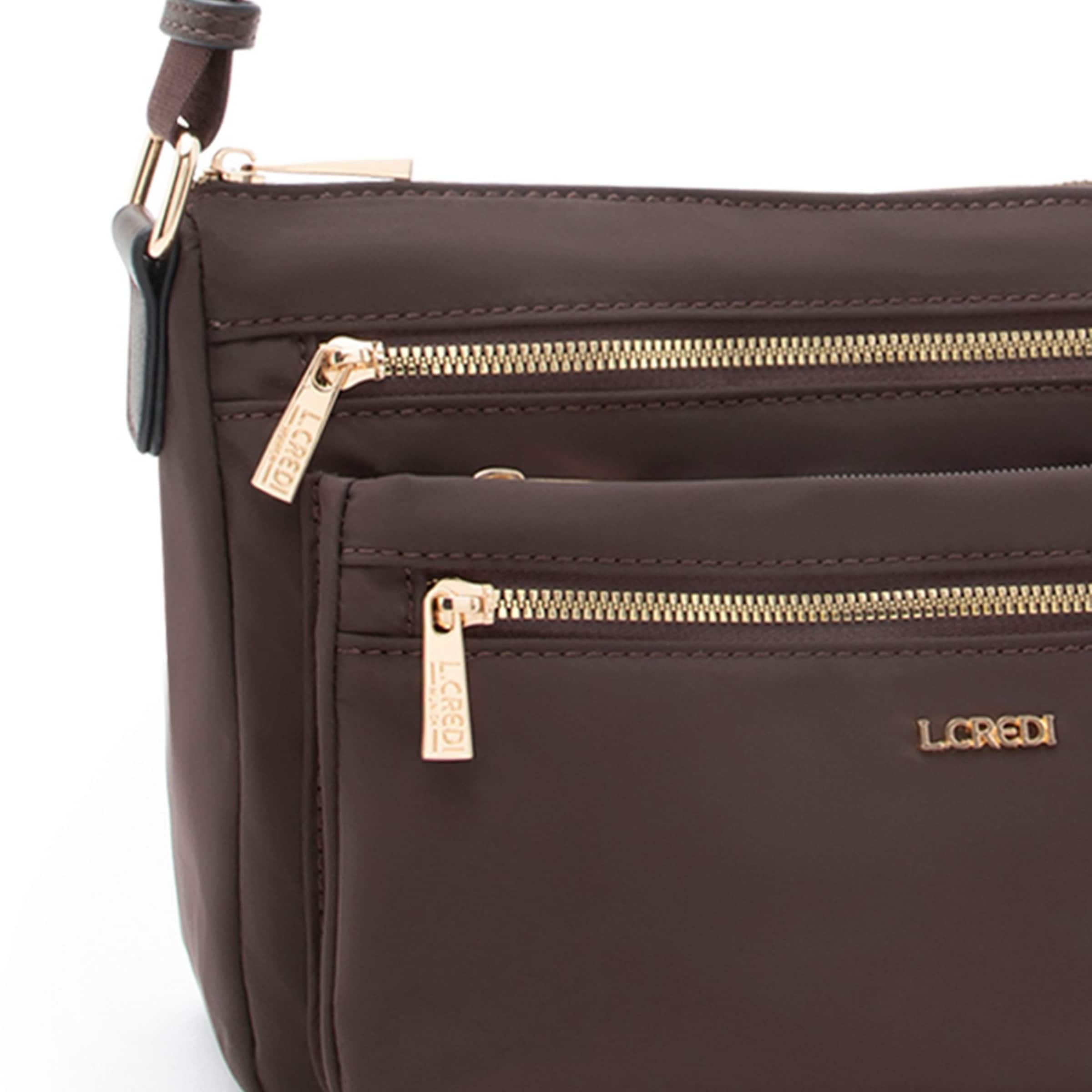 L.CREDI Crossbody bag 'Odeta' in Brown