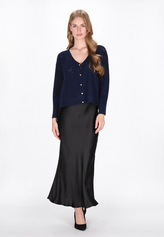 Cardigan DreiMaster Klassik en bleu
