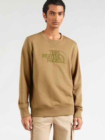 THE NORTH FACE - Sweatshirt 'DREW PEAK' em verde: frente