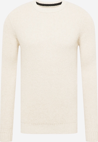 Pull-over TOM TAILOR en beige : devant