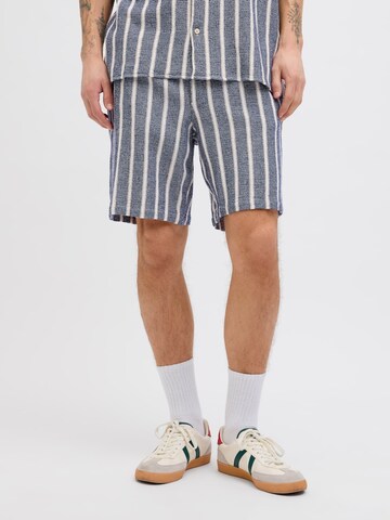JACK & JONES Loose fit Trousers 'JPSTJAiden' in Blue: front