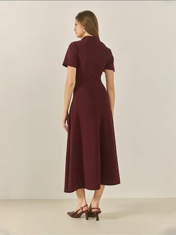 Bianco Lucci Jurk in Rood