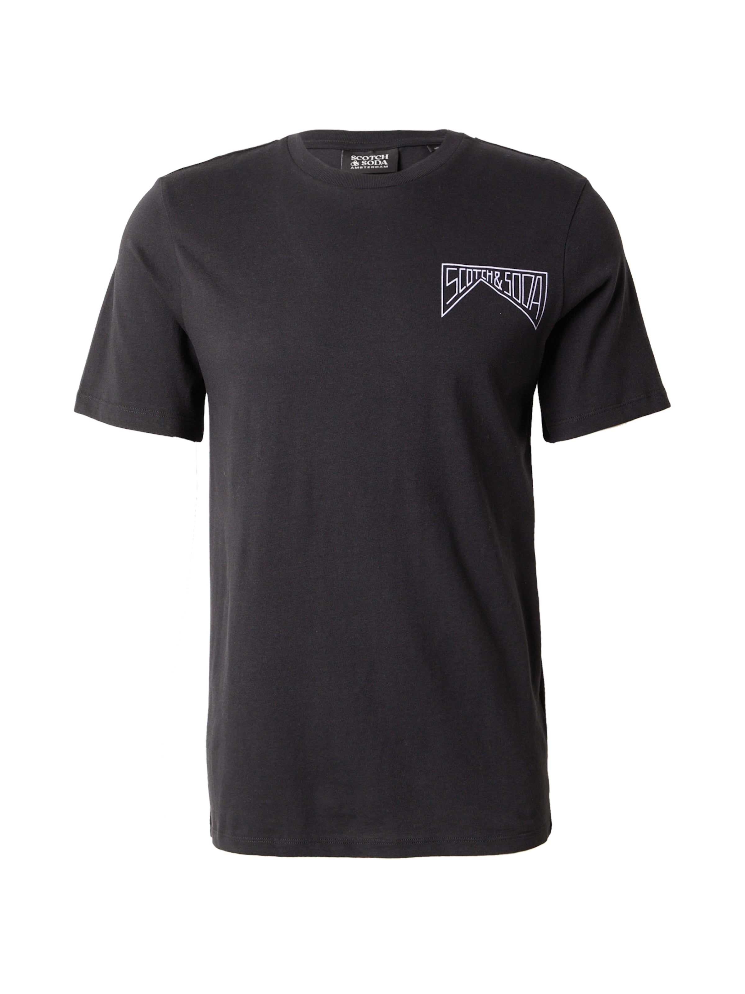 SCOTCH & SODA Tričko - Čierna: predná strana