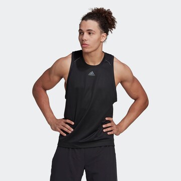 ADIDAS SPORTSWEAR Performance Shirt 'Hiit Spin ' in Black: front