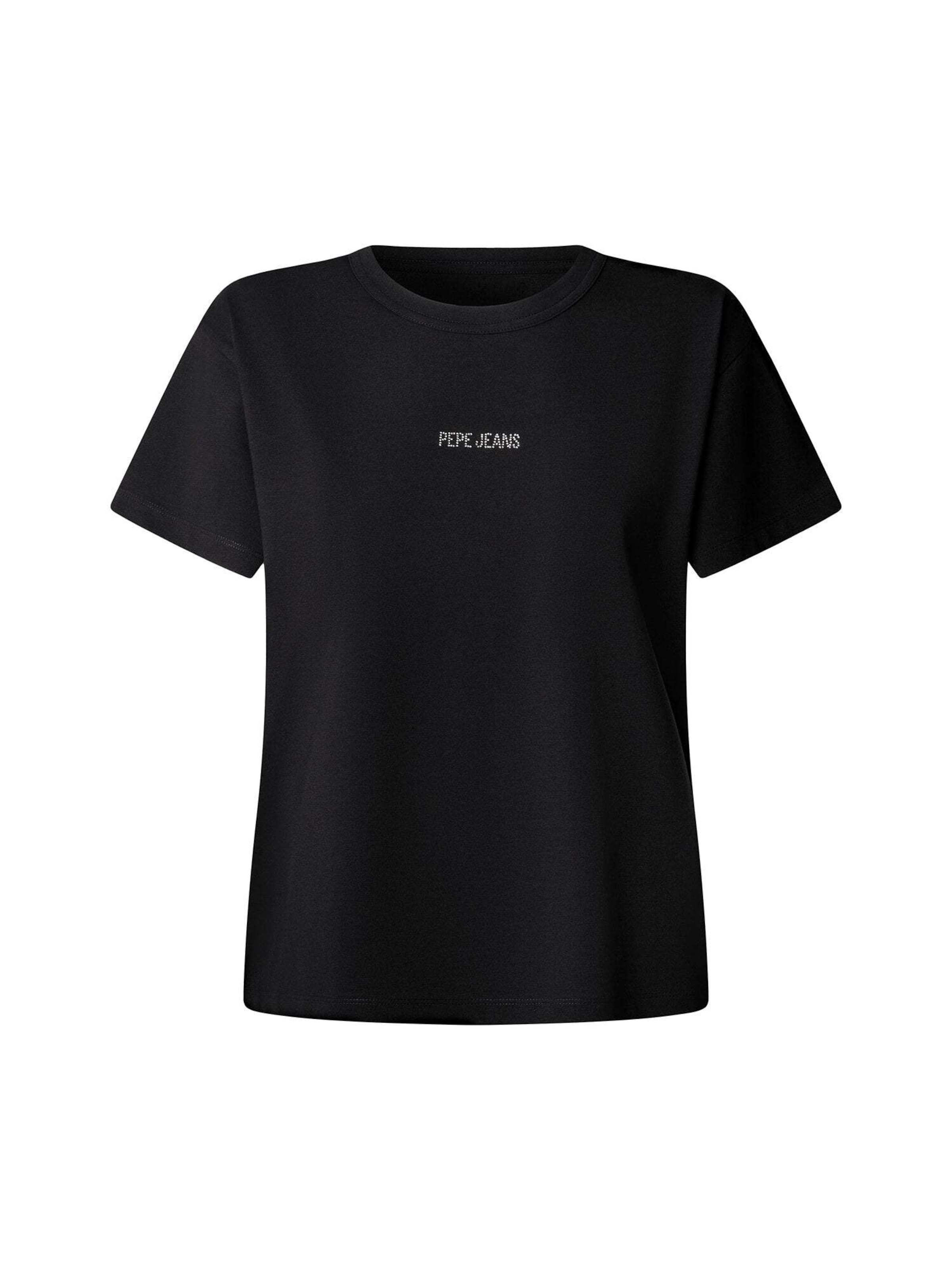 Maglietta 'Bema' di Pepe Jeans in nero: frontale