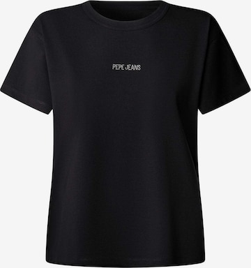 Maglietta 'Bema' di Pepe Jeans in nero: frontale