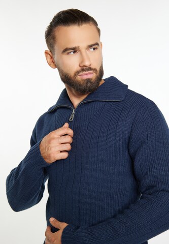 DreiMaster Vintage Pullover  'Imane' in Blau