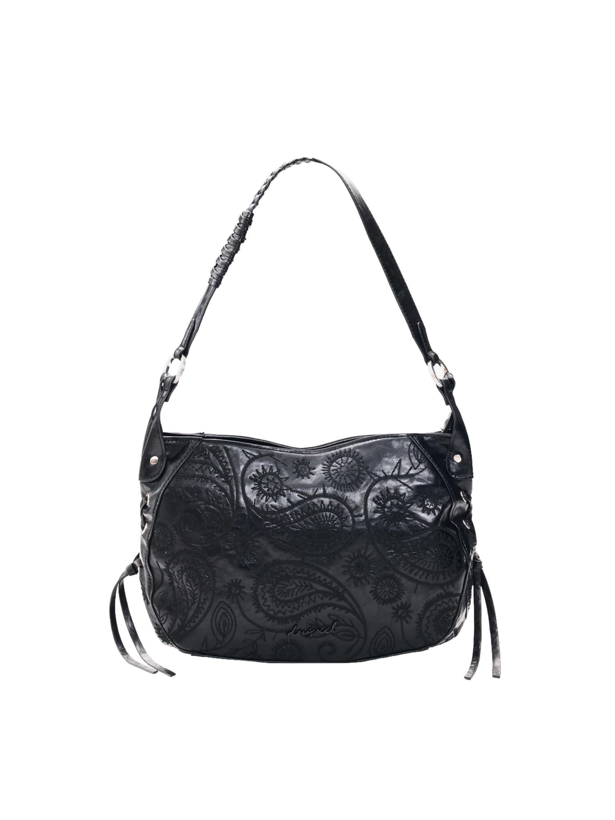 Desigual Schultertasche in Schwarz: Vorderseite