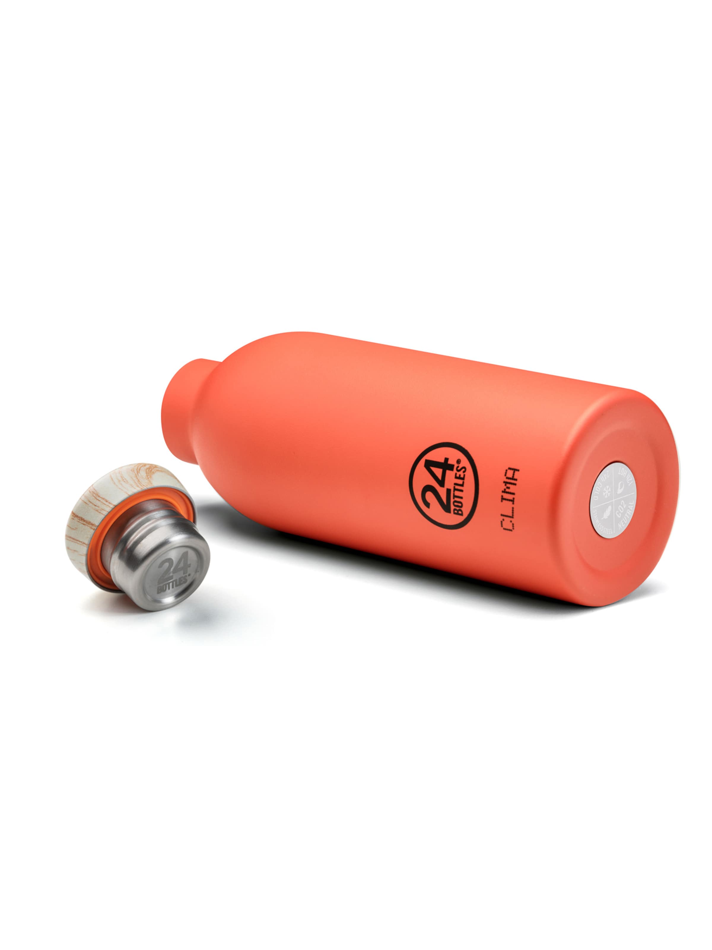 24Bottles Drinkfles 'Clima 500 ml' in Rood