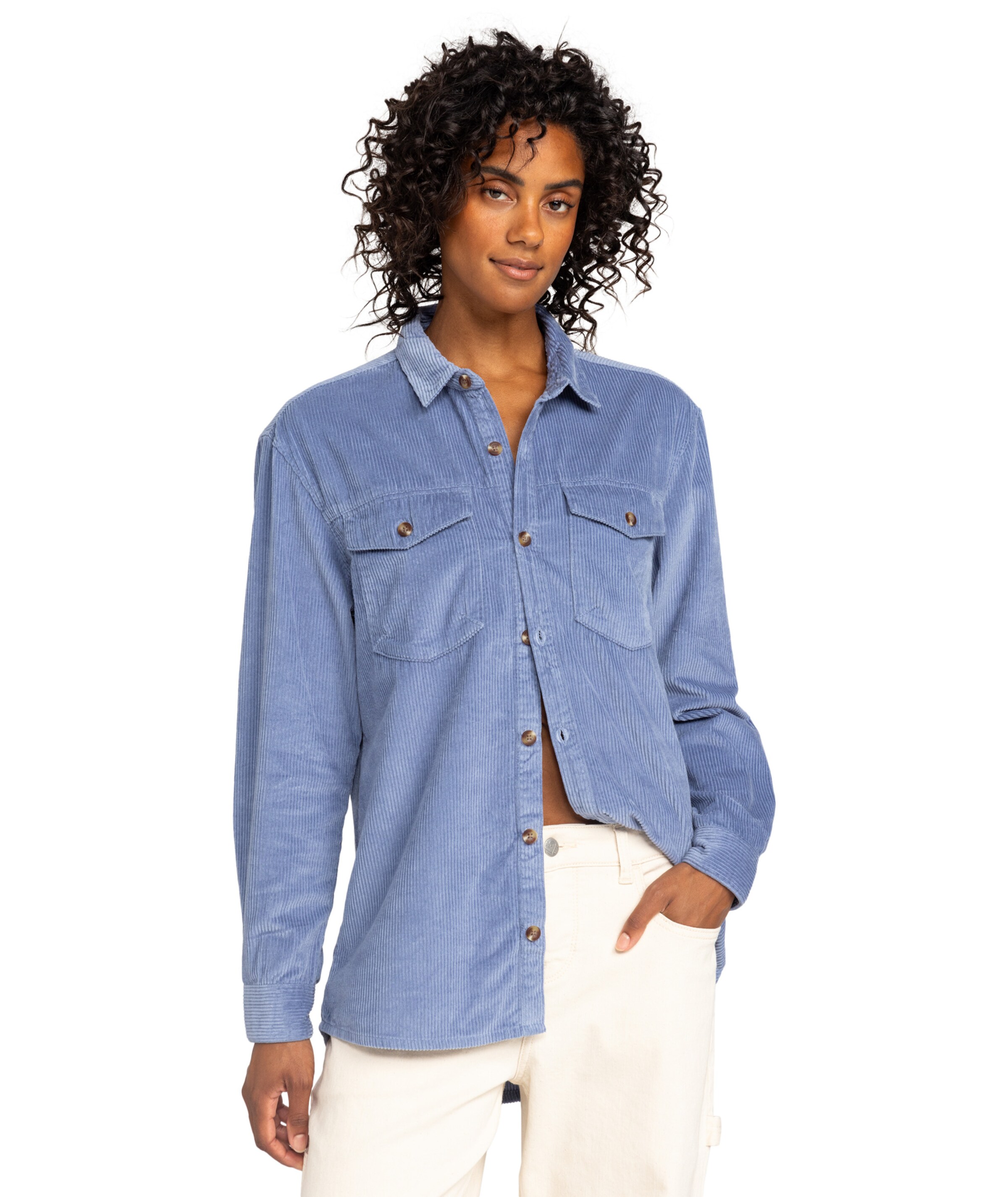 ROXY Blouse in Blue: front