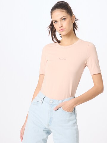 Calvin Klein Shirt in Pink: front