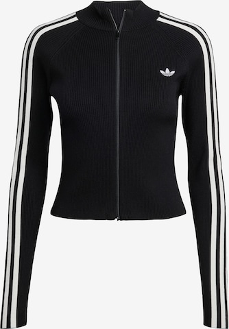 ADIDAS ORIGINALS - Cárdigan 'Adicolor' en negro: frente