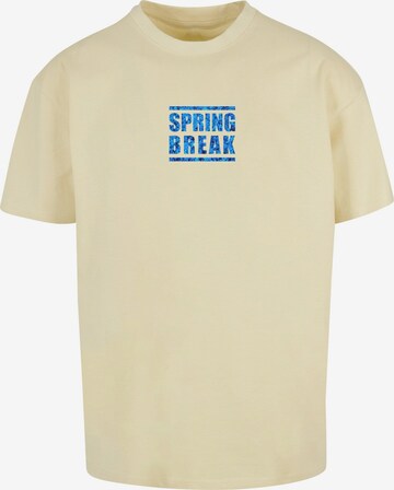 T-Shirt 'Spring Break 2' Merchcode en jaune : devant