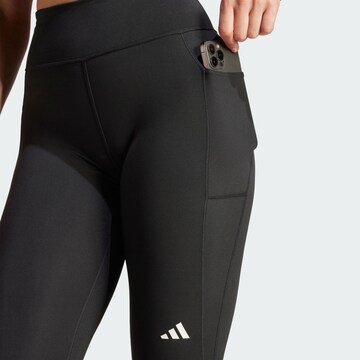 ADIDAS PERFORMANCE Skinny Workout Pants 'Own The Run' in Black
