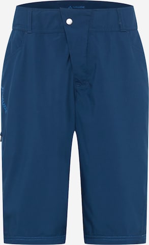 VAUDE Regular Outdoorbroek 'Ledro' in Blauw: voorkant