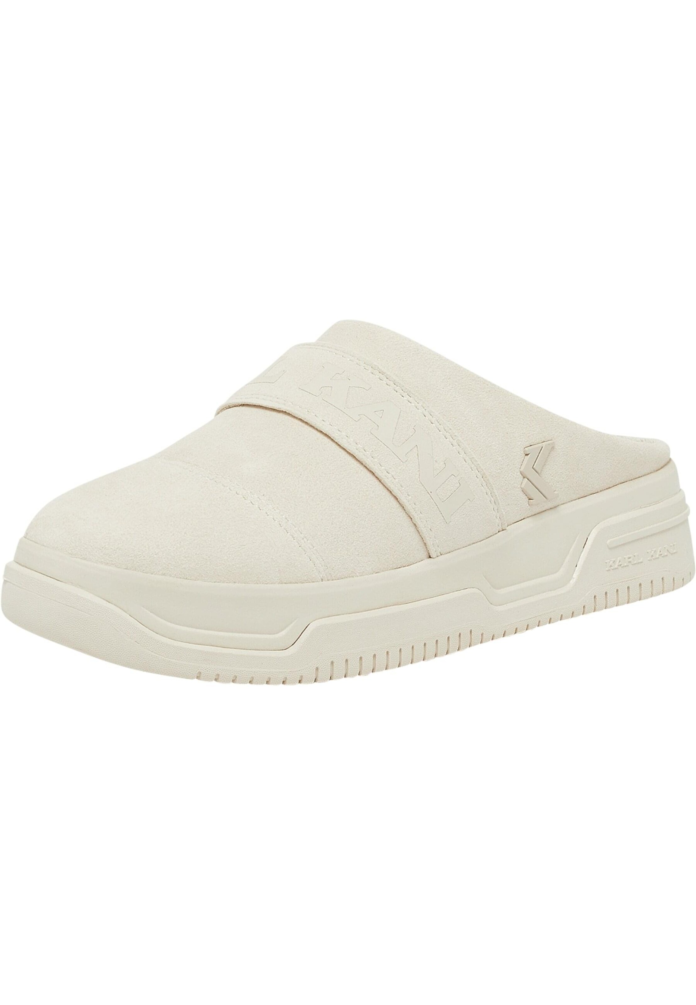 Karl Kani Innesko 'Samo' i beige: framsida