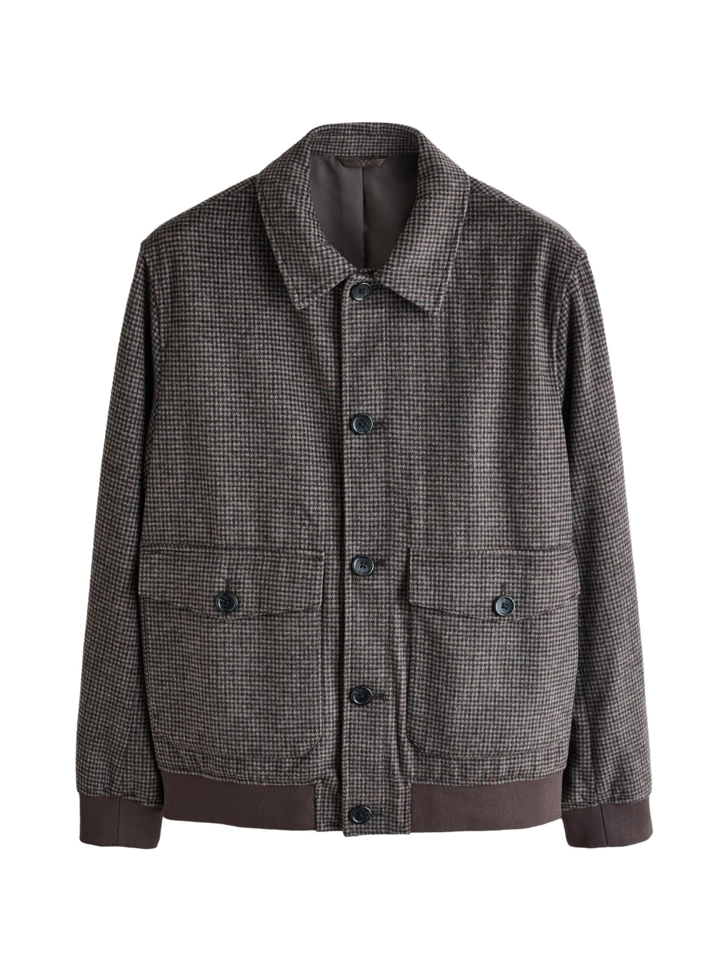 Veste mi-saison Next en marron : devant