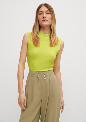 comma casual identity Top in Yellow: front