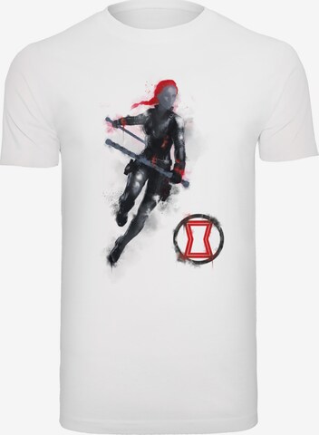 F4NT4STIC Shirt 'Marvel Avengers Endgame Painted Black Widow' in Mixed colors: front