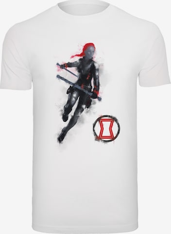 F4NT4STIC T-Shirt 'Marvel Avengers Endgame Painted Black Widow' in Mischfarben: predná strana