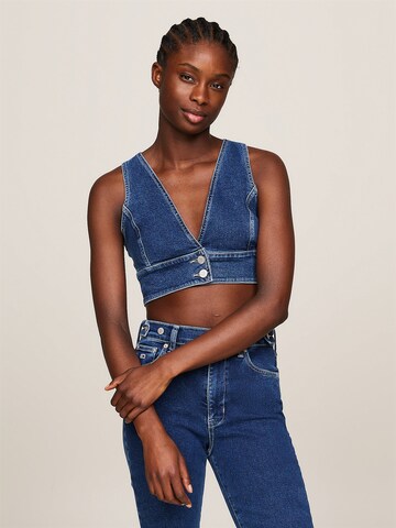 Tommy Jeans Top in Blue: front