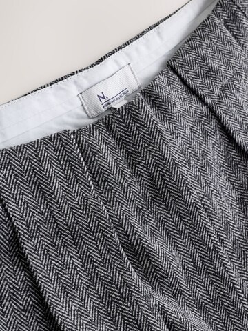 Next Wide leg Pleat-front trousers in Grey