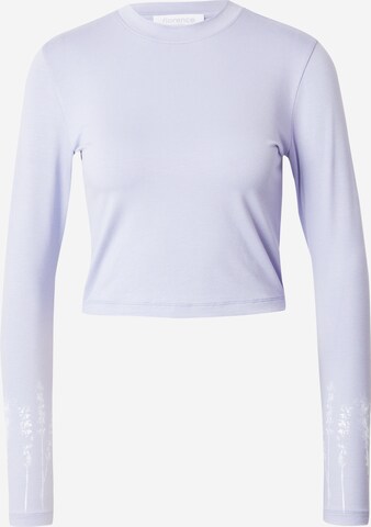 T-shirt 'Dynamism' florence by mills exclusive for ABOUT YOU en violet : devant