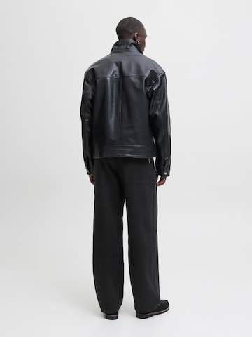 JACK & JONES Широкий Брюки со складками 'JPSTBILL RHINE' в Черный