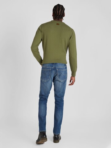 G-Star RAW Slimfit Jeans '3301' i blå