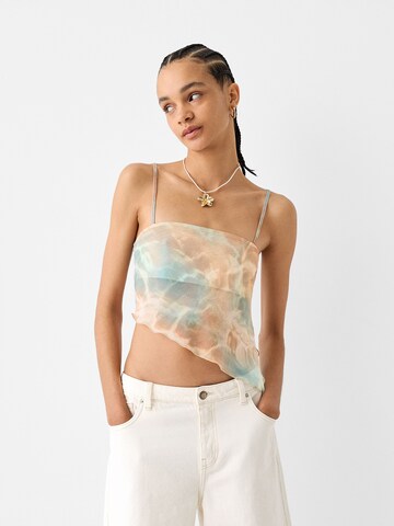 Bershka Top in Beige: voorkant