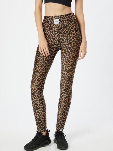 Eivy Skinny Sporthose 'Icecold' in Braun: Vorderseite