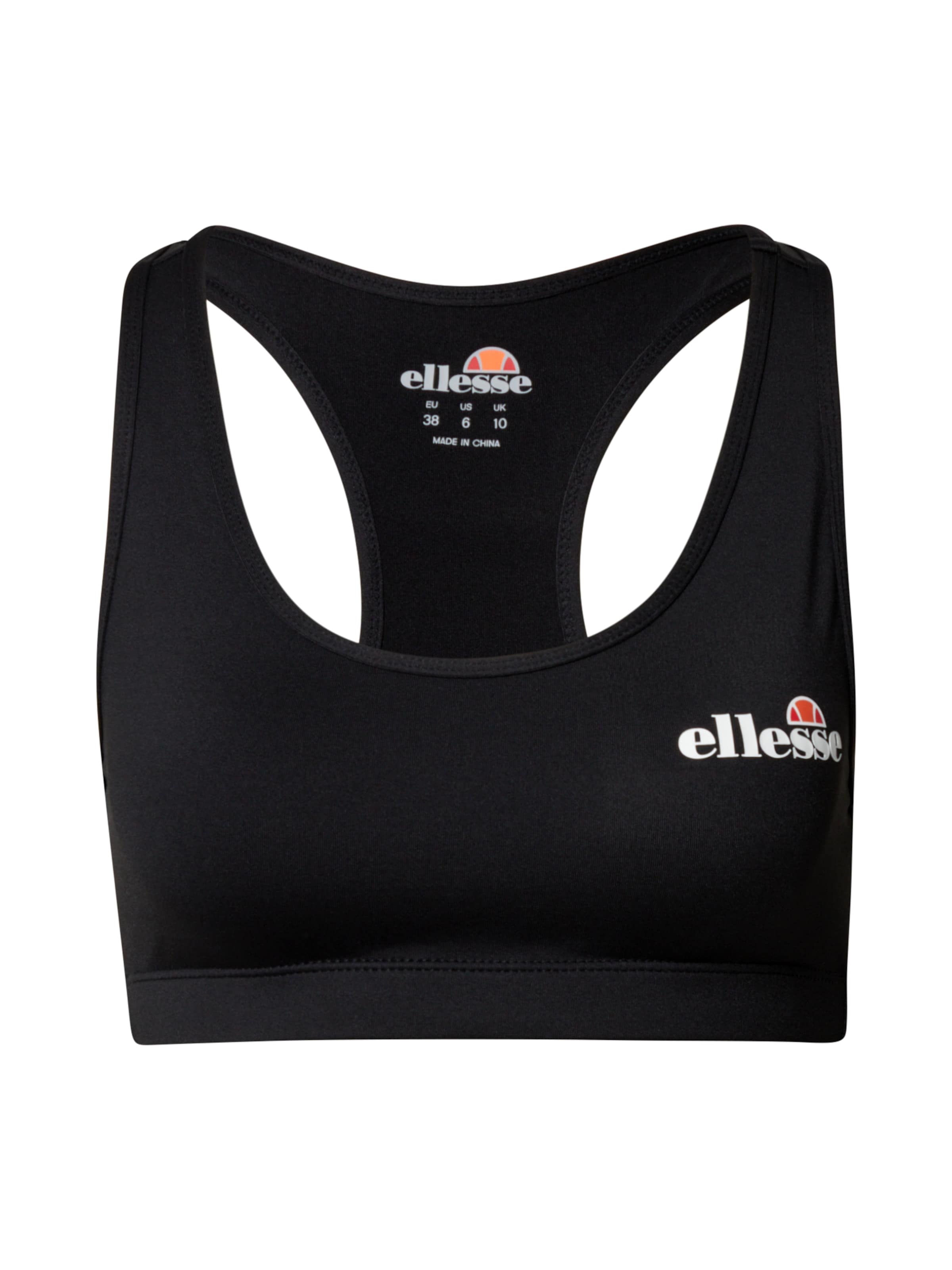 ELLESSE - regular Sujetador deportivo 'Sostino' en negro: frente