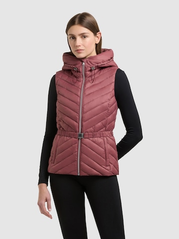 Gilet 'Demie' di khujo in rosa