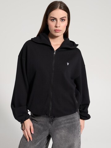 NOWIHT Sweatjacke 'Sabine'‌ in Schwarz