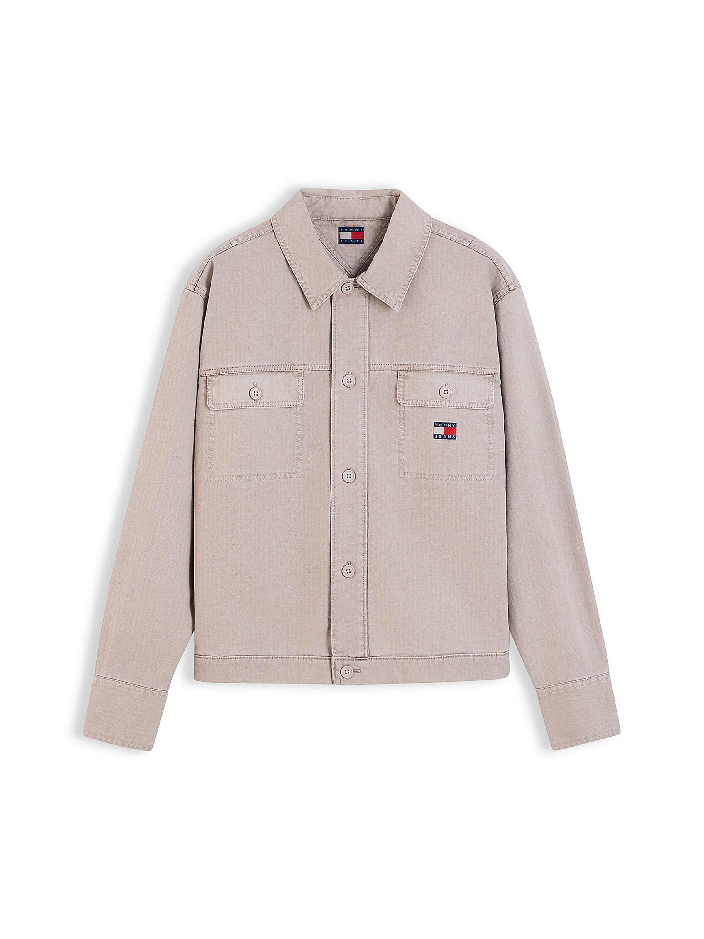Veste mi-saison 'ESSENTIAL' Tommy Jeans en gris : devant