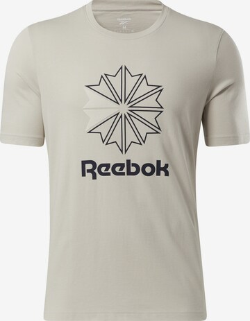 Reebok T-Shirt 'Starcrest' in Grau: predná strana