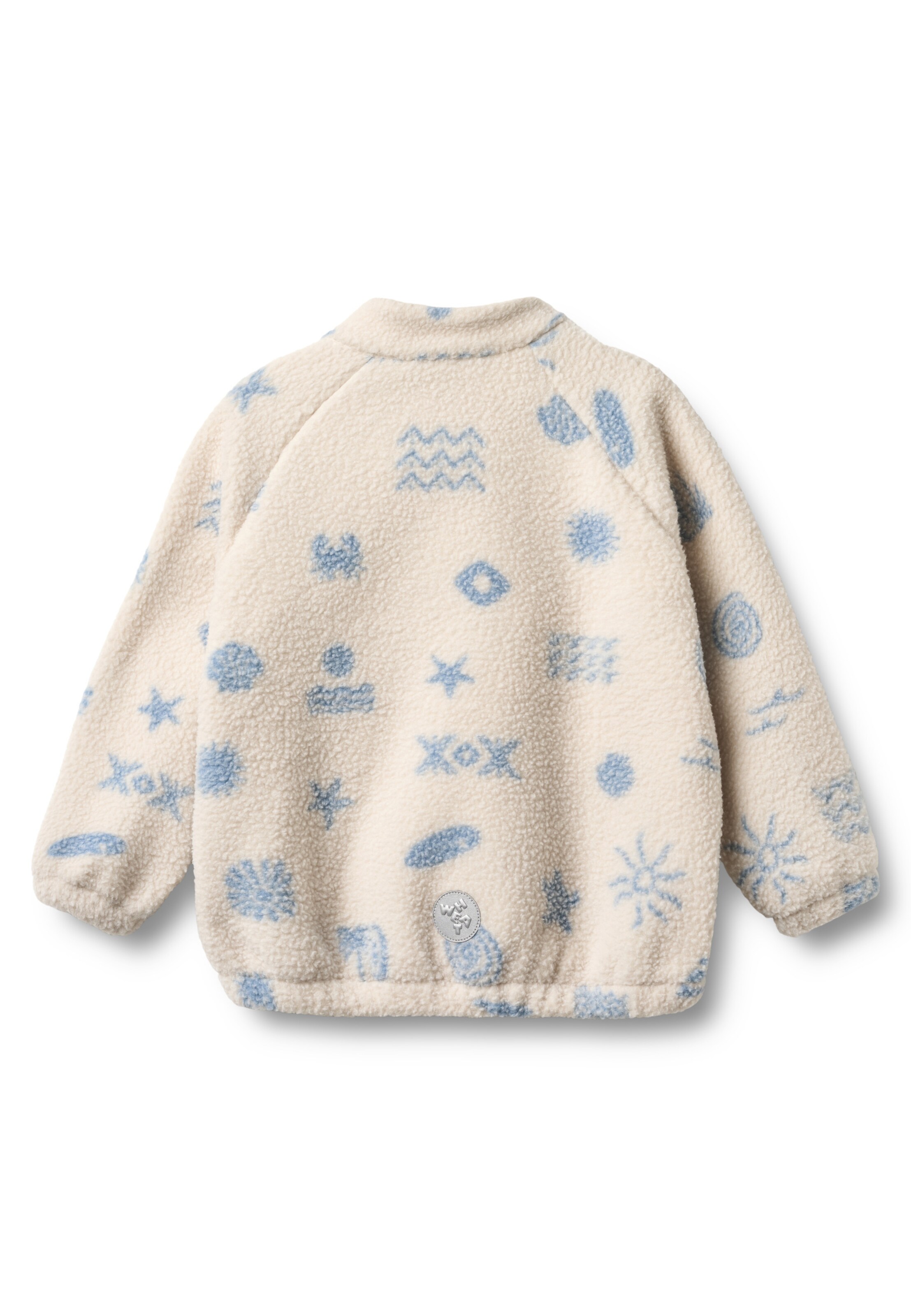 WHEAT Fleecová mikina – bílá