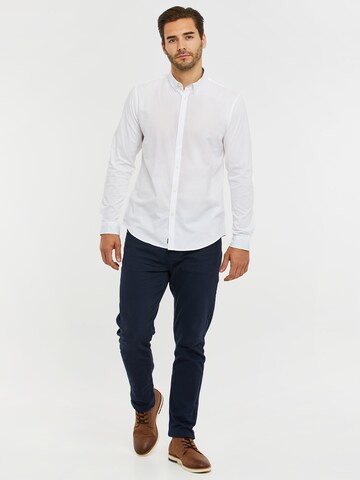 Threadbare Regular Fit Hemd 'Dapper' in Weiß