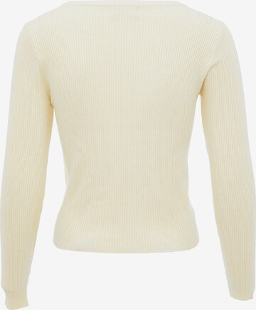 leo basics Pullover in Beige