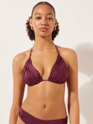 CALZEDONIA Triangle Bikini Top 'Timeless Diva' in Red: front