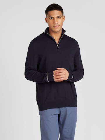 BURTON MENSWEAR LONDON Trui in Blauw: voorkant