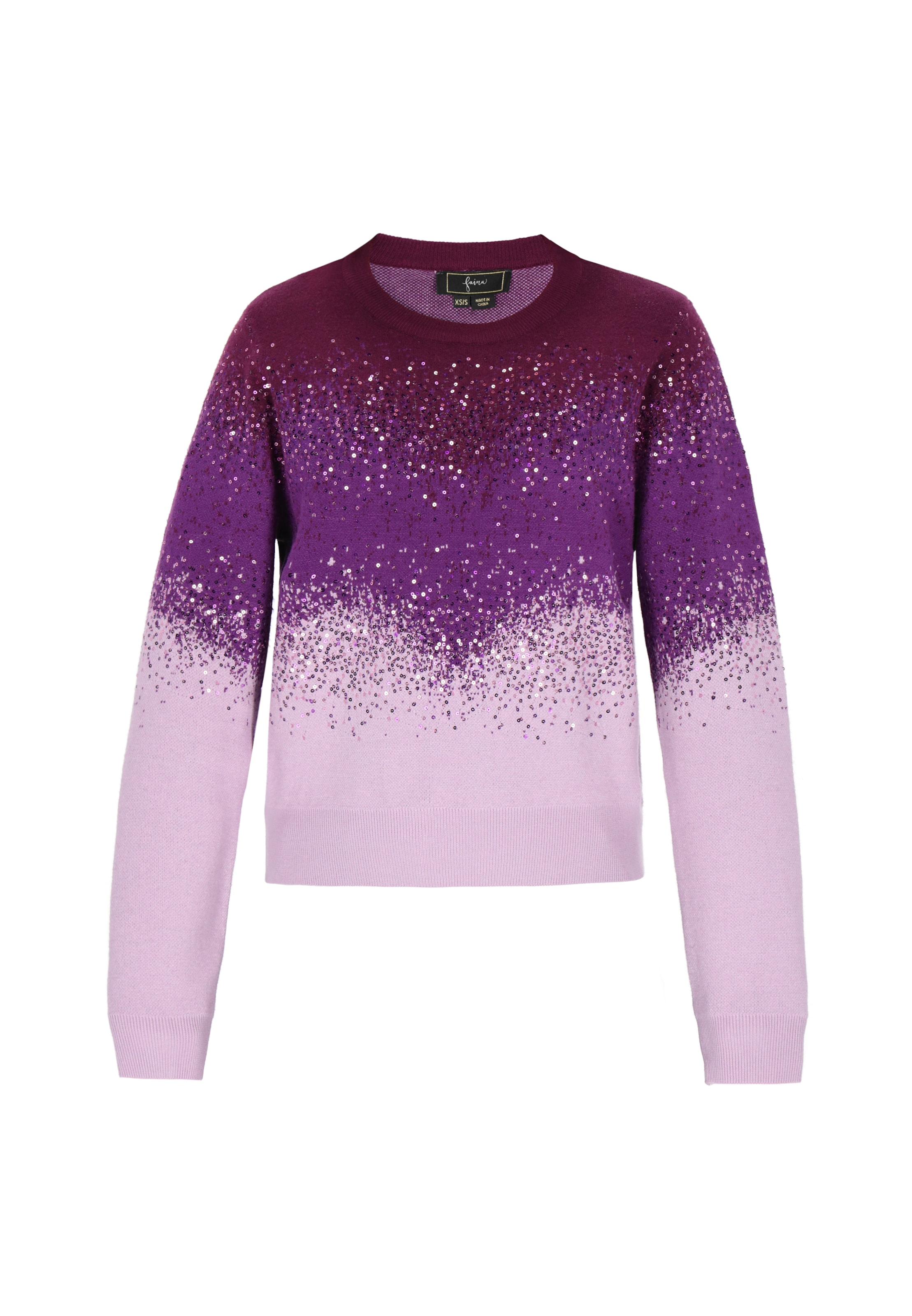 faina Trui in Lila: voorkant