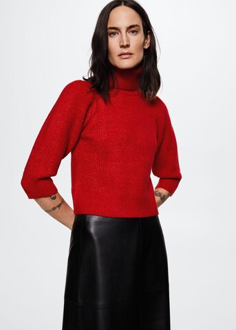 Pull-over 'Luna' MANGO en rouge : devant