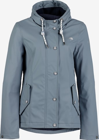 Schmuddelwedda Between-Season Jacket in Blue: front