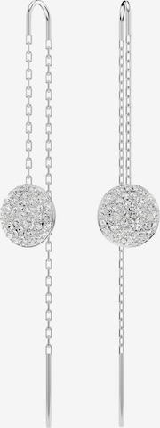 Swarovski Earrings in Silver: front